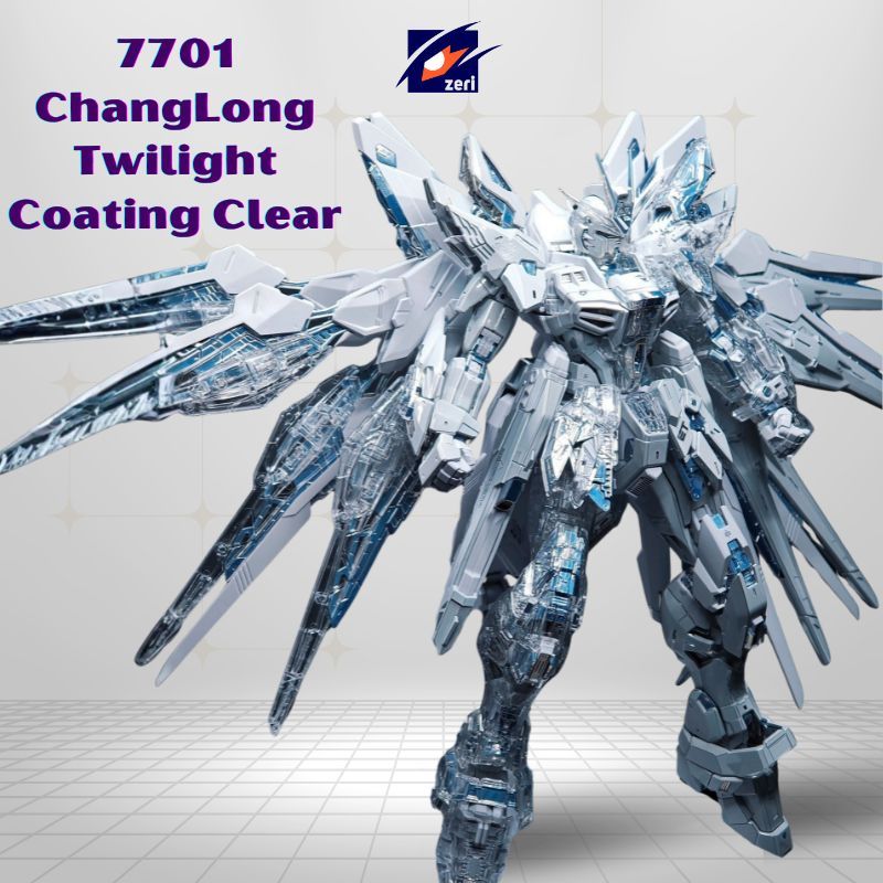 Mô Hình Lắp Ráp MGEX Strike Feedom Twilight Coating Clear 7701 ChangLong Tặng Kèm Base Và Decan Nước