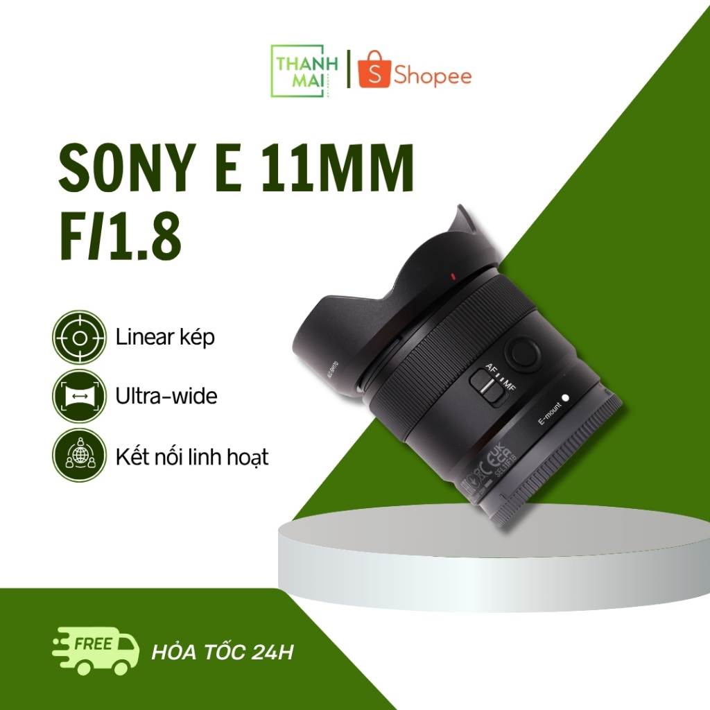 Ống Kính Sony E 11mm F/1.8