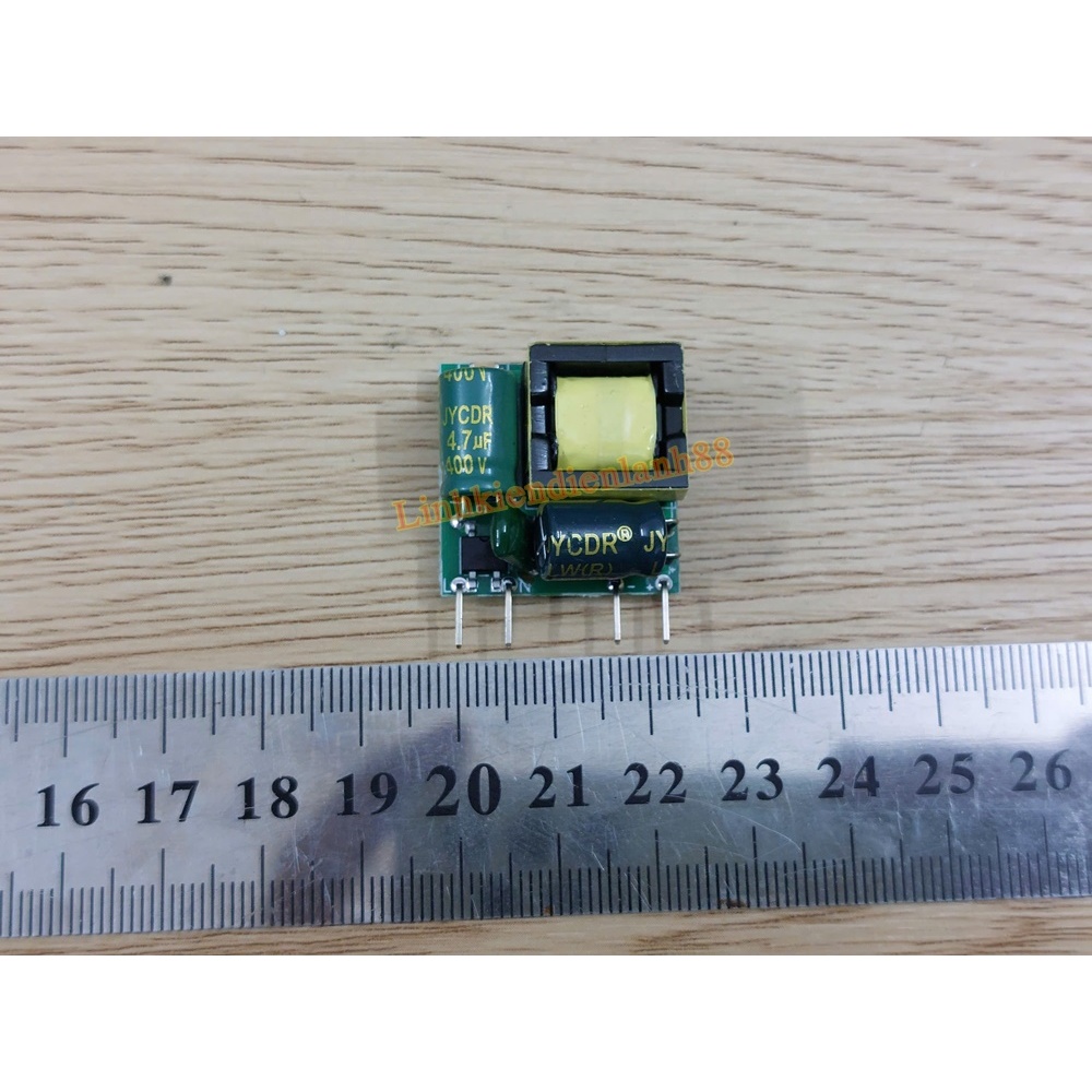 Module Nguồn Xung Mini 2,5*2,5cm Dáng Đứng 12V500MA 12v 500ma mới 