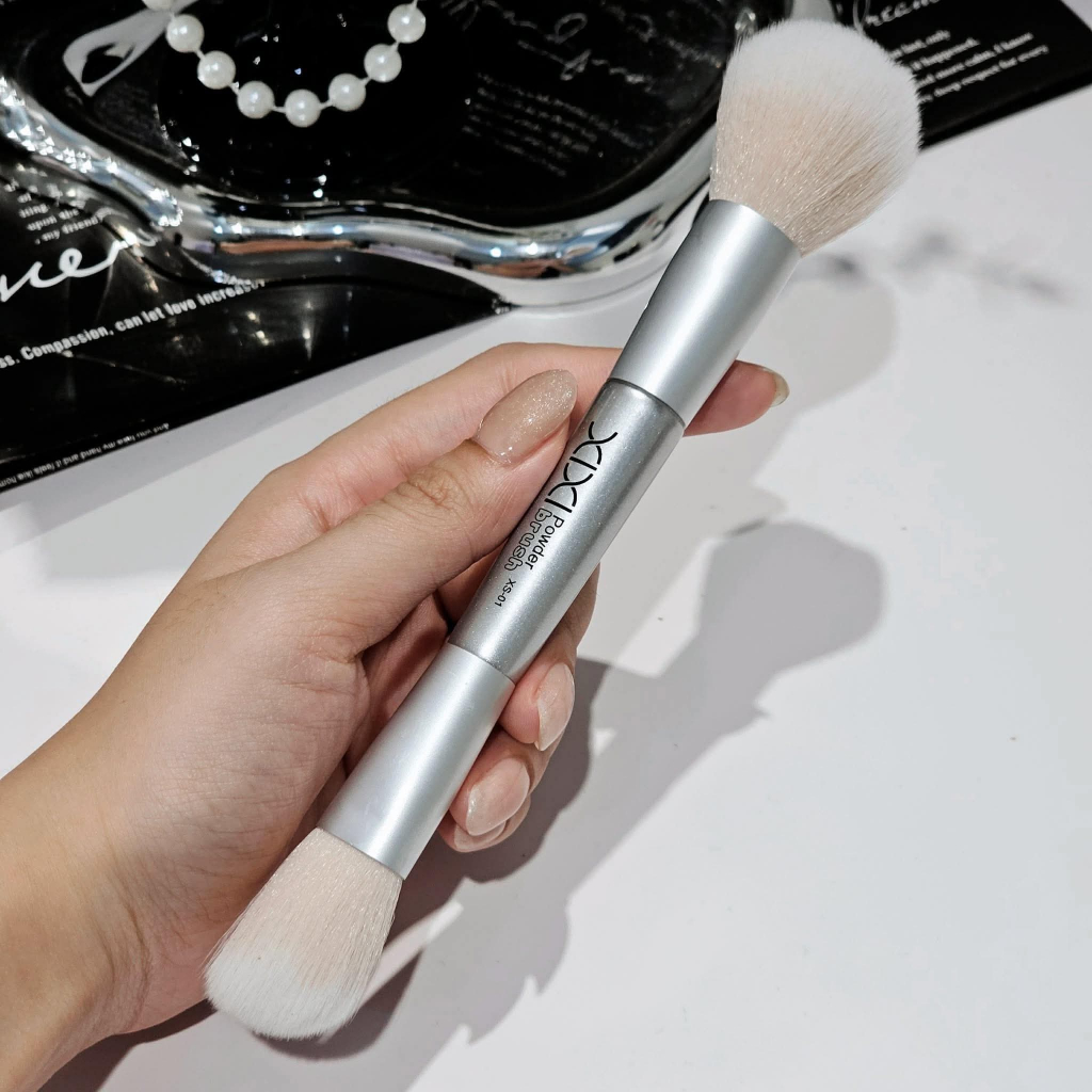 Cọ phủ phấn XIXI 2 đầu Light Feather Face Double Powder Blush