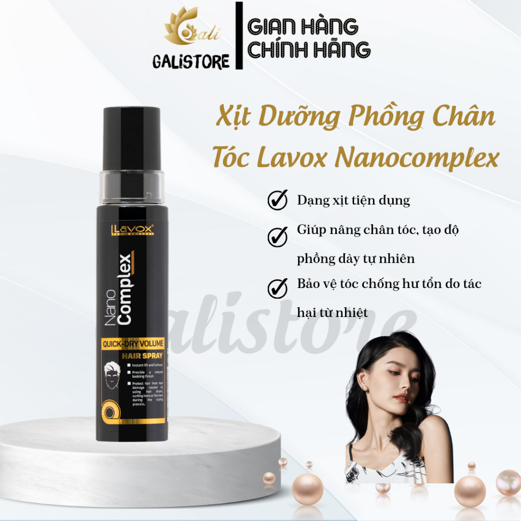 Xịt Dưỡng Phồng Chân Tóc Lavox Nanocomplex Galistore