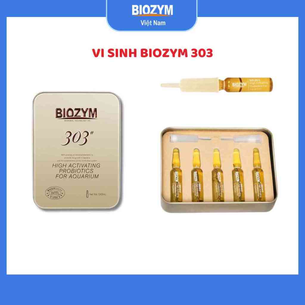 Vi sinh Biozym BB303 - Vi sinh sống khởi tạo cực mạnh cho cá nước ngọt và nước mặn