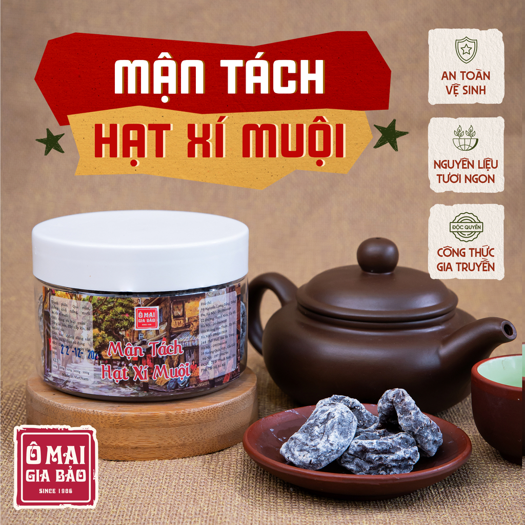 Ô mai Mận tách hạt xí muội