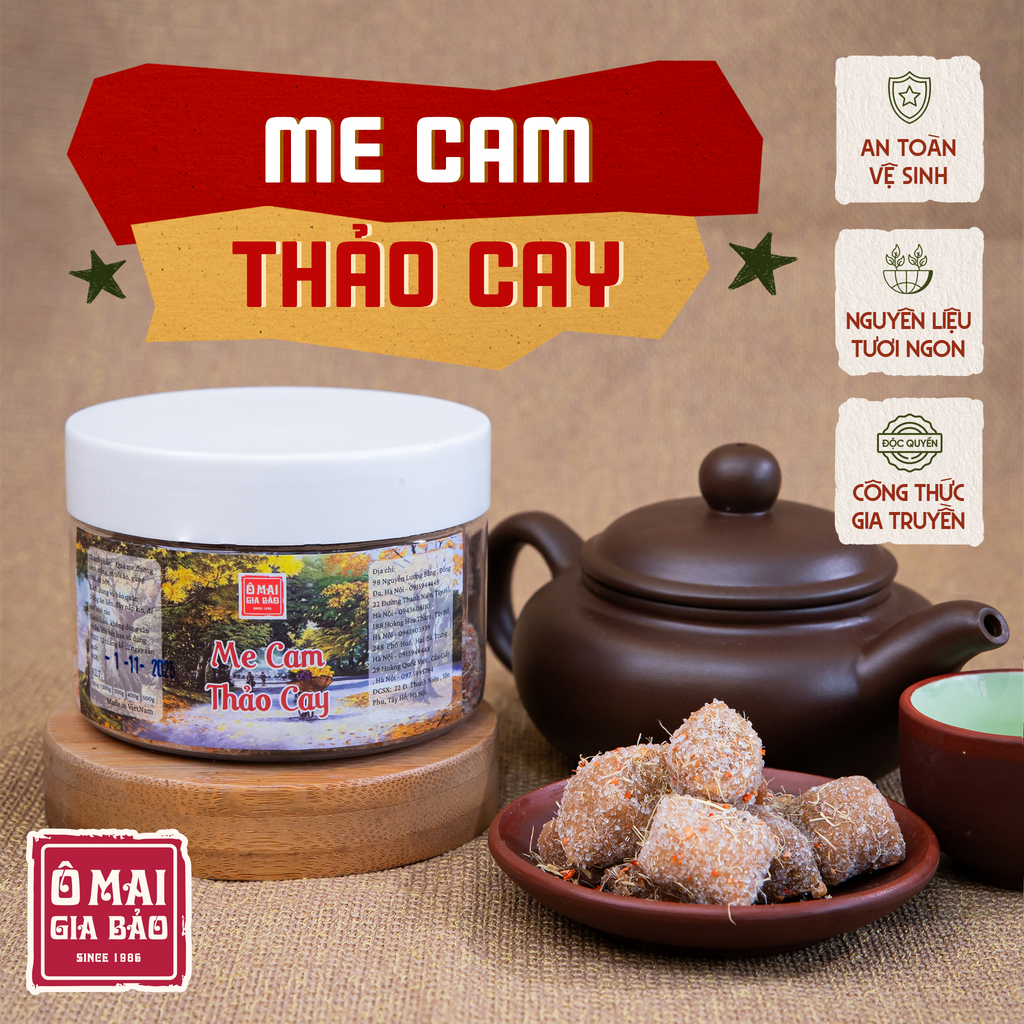 Ô mai Me cam thảo cay