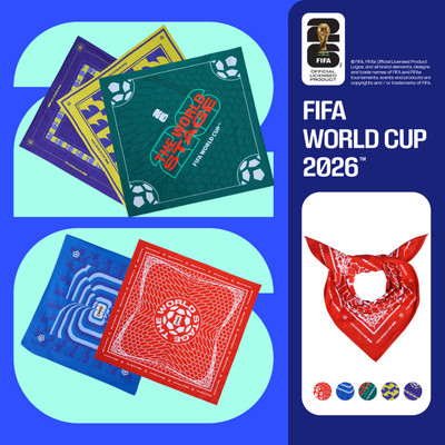 [GIÁ SỐC][BST WORLD CUP 2026]Khăn thời trang Bandana World Cup thấm hút, nhanh khô