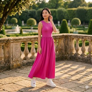 Đầm maxi tiểu thư kiêu kỳ nổi bật chuẩn gu thời thượng sang trọng