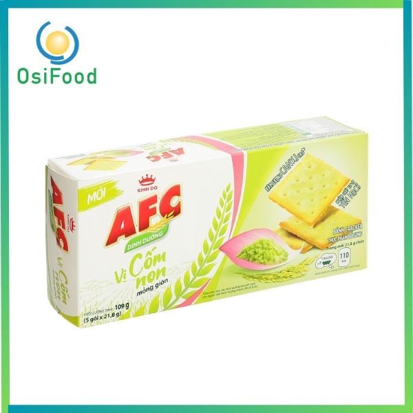Bánh crac AFC dinh dưỡng cốm non hộp 109g