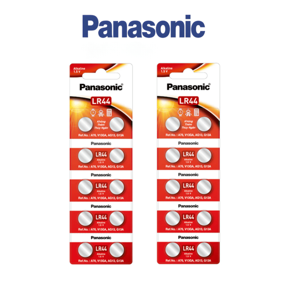 Pin Panasonic Alkaline LR44 (AG13 / A76) - Hàng Chính Hãng | Pin Lạc Hồng