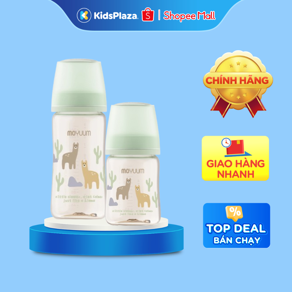 [NEW ARIVAL] Bình sữa PPSU Moyuum Premium Llama 170ml/270ml