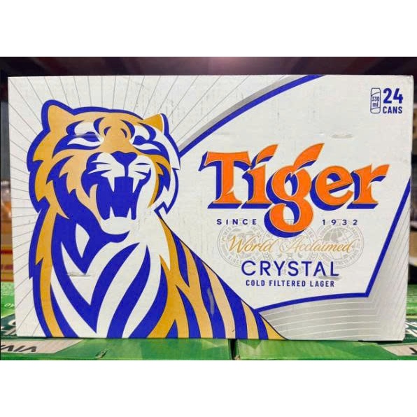 Thùng 24 lon Bia Tiger Bạc 330ml