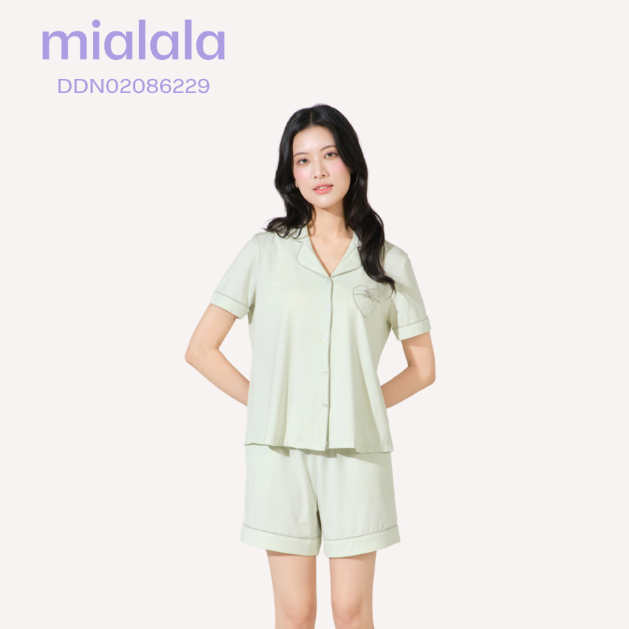 Bộ Mặc Nhà Mialala  6229 Nữ Chất Liệu Cotton Thiết Kế Basic, Mềm Mát, Không Nhăn Thấm Hút Mồ Hôi Tốt | BigBuy360 - bigbuy360.vn