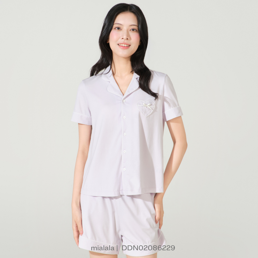 Bộ Mặc Nhà Mialala  6229 Nữ Chất Liệu Cotton Thiết Kế Basic, Mềm Mát, Không Nhăn Thấm Hút Mồ Hôi Tốt | BigBuy360 - bigbuy360.vn
