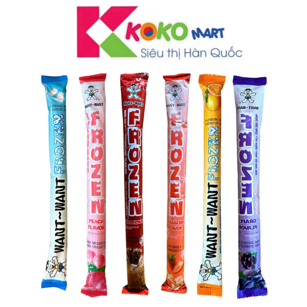 Nước Thạch Giải Khát Want Want Frozen Hương vị Trái Cây 78ml