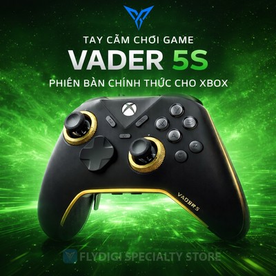 [Chính Hãng] [BH12T] Flydigi Vader 5S | Tay Cầm Chơi Game Cắm dây cho Xbox & PC, khuyên dùng trên máy Xbox | Bản Quốc Tế