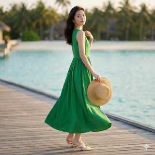 Đầm maxi tiểu thư kiêu kỳ nổi bật chuẩn gu thời thượng sang trọng