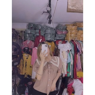 Áo Zen  Xinh Phối Nơ