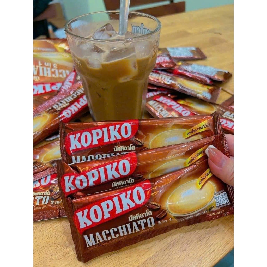 ưCà phê sữa hòa tan Kopiko, Cafe sữa Kopiko - thương hiêuj nổi tiếng Thái Lan