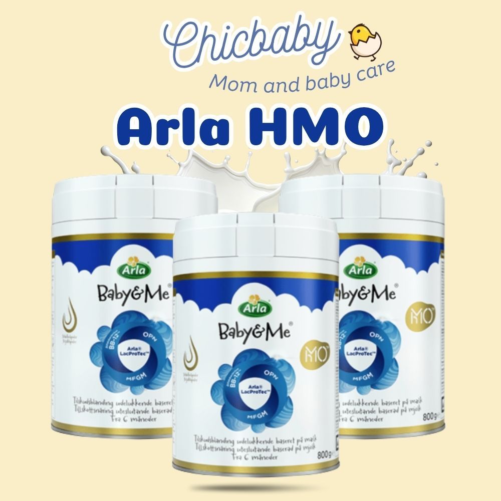 Sữa Arla Baby&Me HMO Bổ Sung 5 HMO, OPN, BB-12-Bé Lớn Khôn Từng Ngày