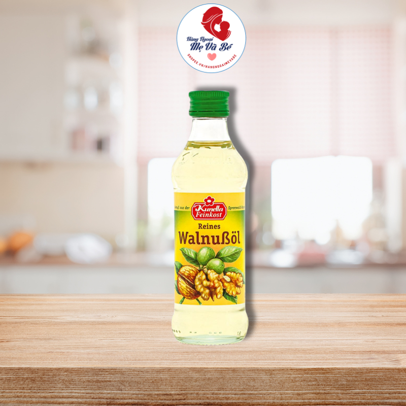 Dầu óc chó Đức Kunella Feinkost WalnuBol 100ml cho bé từ 6 tháng