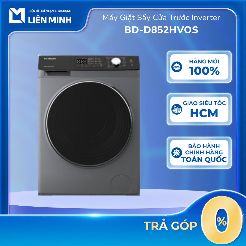 BD-D1054HVOS | BD-D852HVOS Máy Giặt Sấy Cửa Trước Inverter [Giao Toàn Quốc]