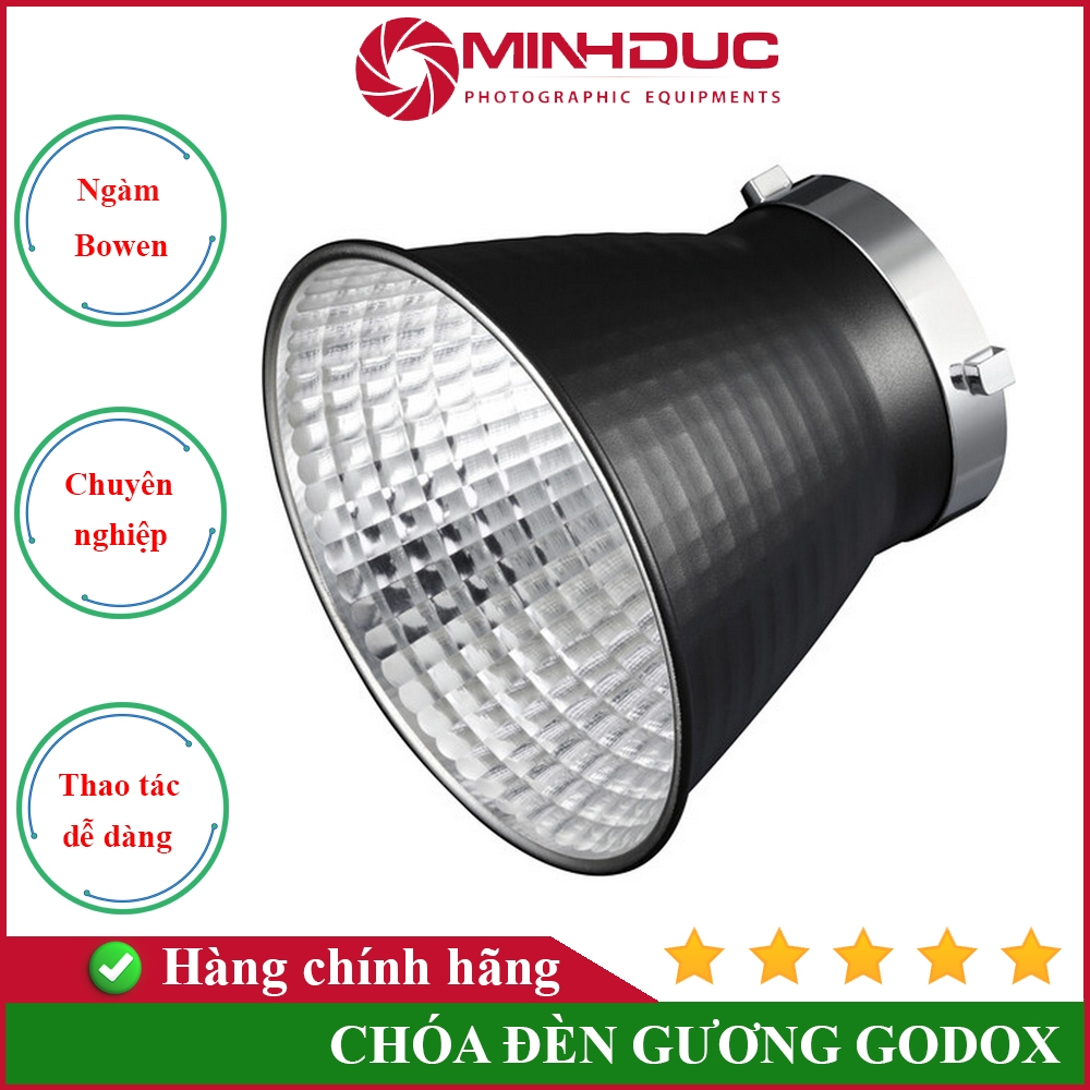 Chóa đèn Gương Godox sử dụng ngàm Bowen - MINH ĐỨC CAMERA