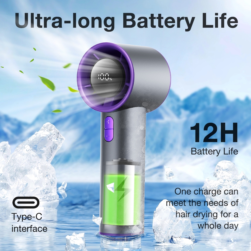 JAMAY  F8 Bảo hành 6 tháng Quạt mini 199 tốc độ gió có thể điều chỉnh màn hình kỹ thuật số cầm tay 8000mAh | BigBuy360 - bigbuy360.vn