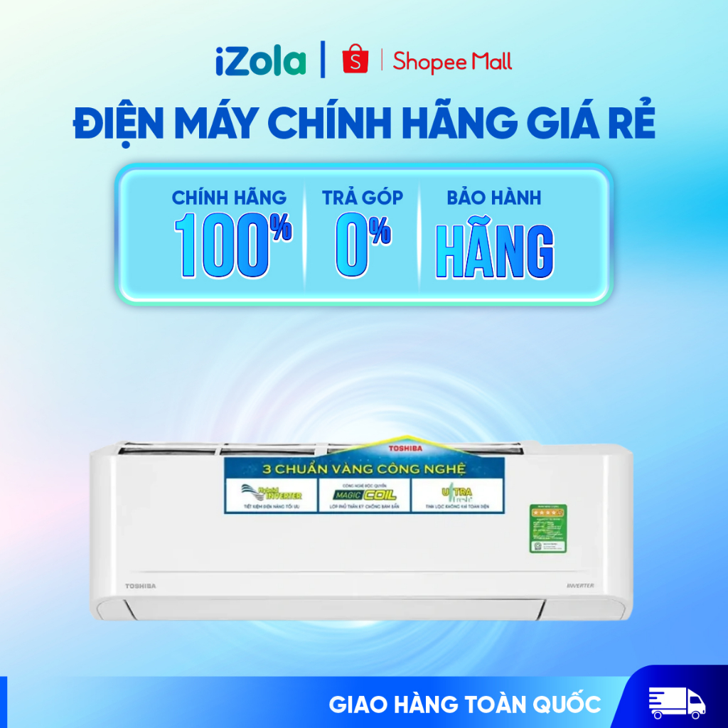 Máy lạnh Toshiba Inverter 1.5HP RAS-H13S4KCV2G-V - Hàng chính hãng