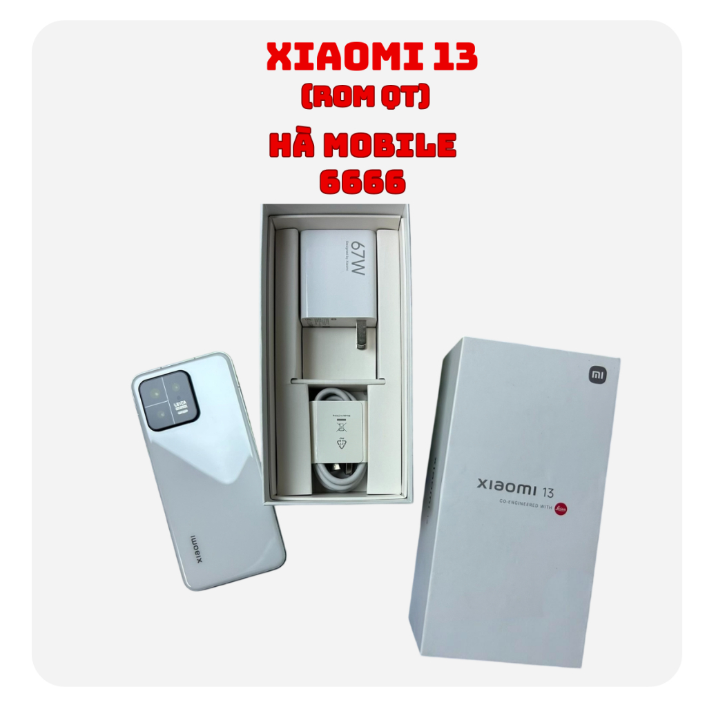 Điện thoại Xiaomi 13 cũ qua sử dụng Snapdragon 8 Gen 2