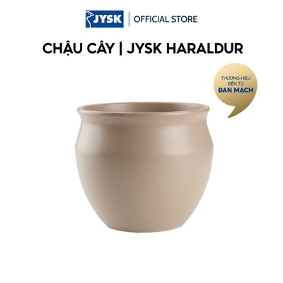 Chậu cây | JYSK HARALDUR | gốm | xám | Ø20xC17cm