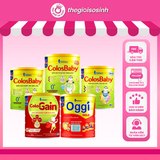 [✨369K CHÍNH HÃNG] Sữa bột ColosBaby Gold, Gain, Bio, IQ, Oggi Tăng Đề Kháng, Phát Triển Chiều Cao Cho Bé Colos Baby