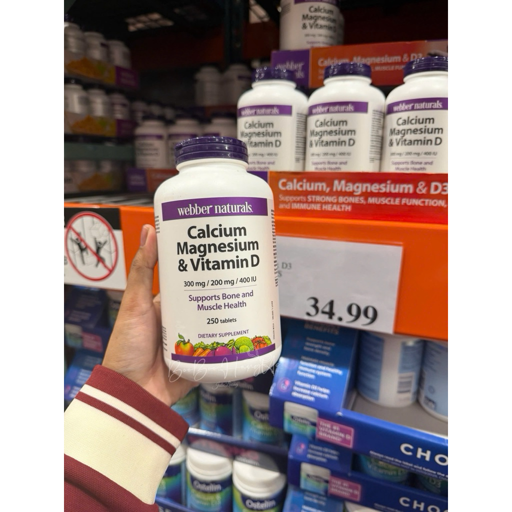 Webber Naturals Calcium Magnesium & Vitamin D