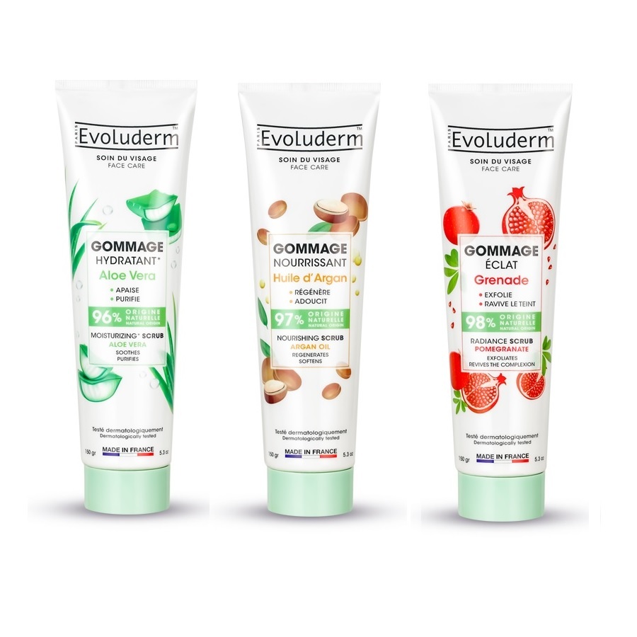 Tẩy Da Chết Evoluderm Chiết Xuất Thành Phần Tự Nhiên 150g