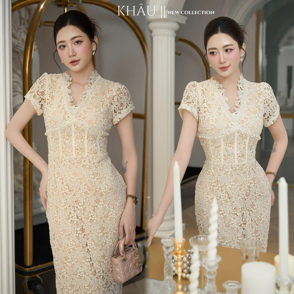 Đầm ren body Khâu Design