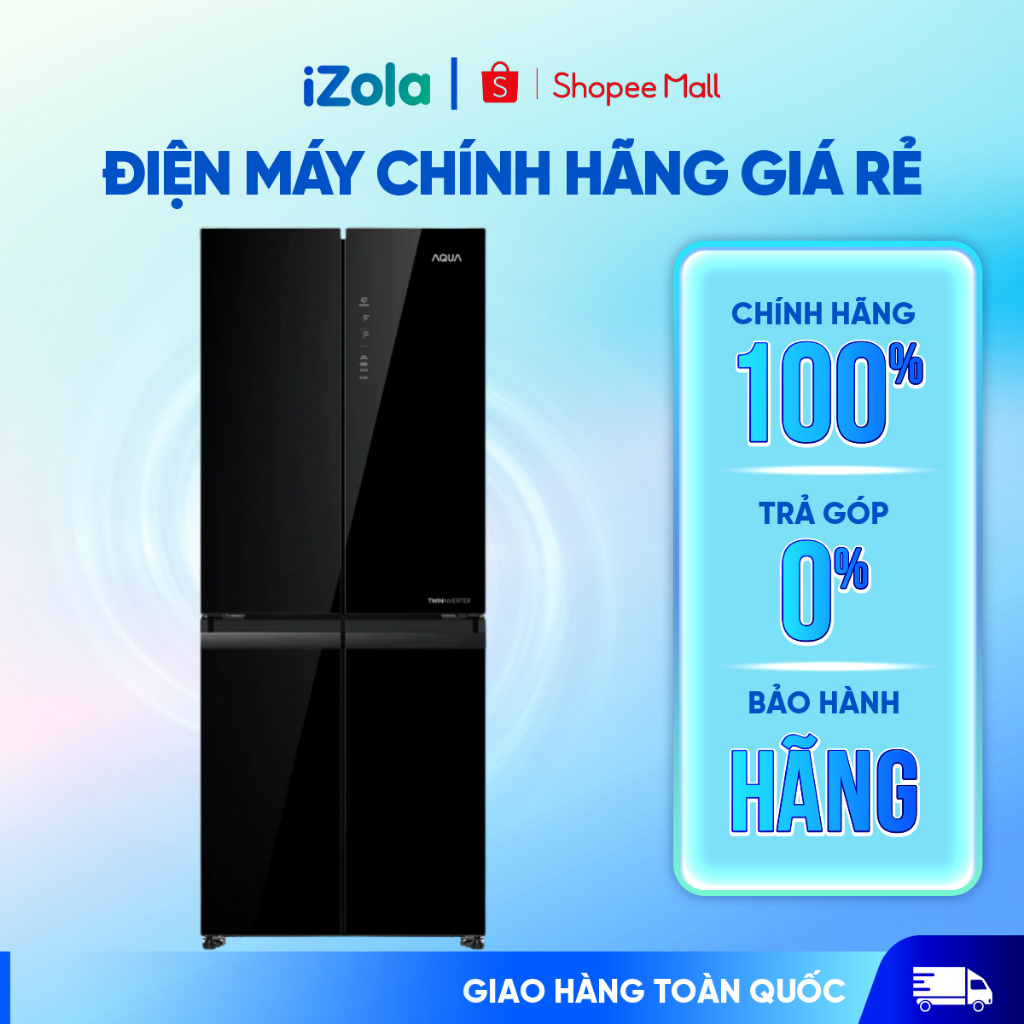 Tủ lạnh Aqua Inverter 410L AQR-M466XA(GB) - Hàng chính hãng
