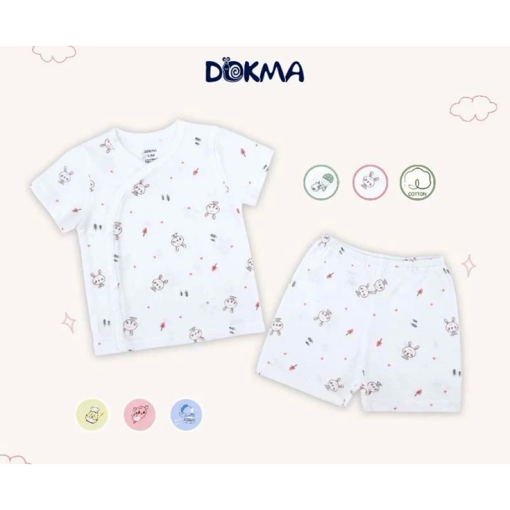 Bộ Quần Áo Cộc Tay Sơ Sinh Dokma