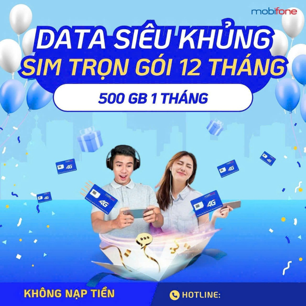 12MDT150, 6MDT150, 12MDT50, MDT350, MDT255 Sim 5G Mobifone tốc độ cao, có làm esim