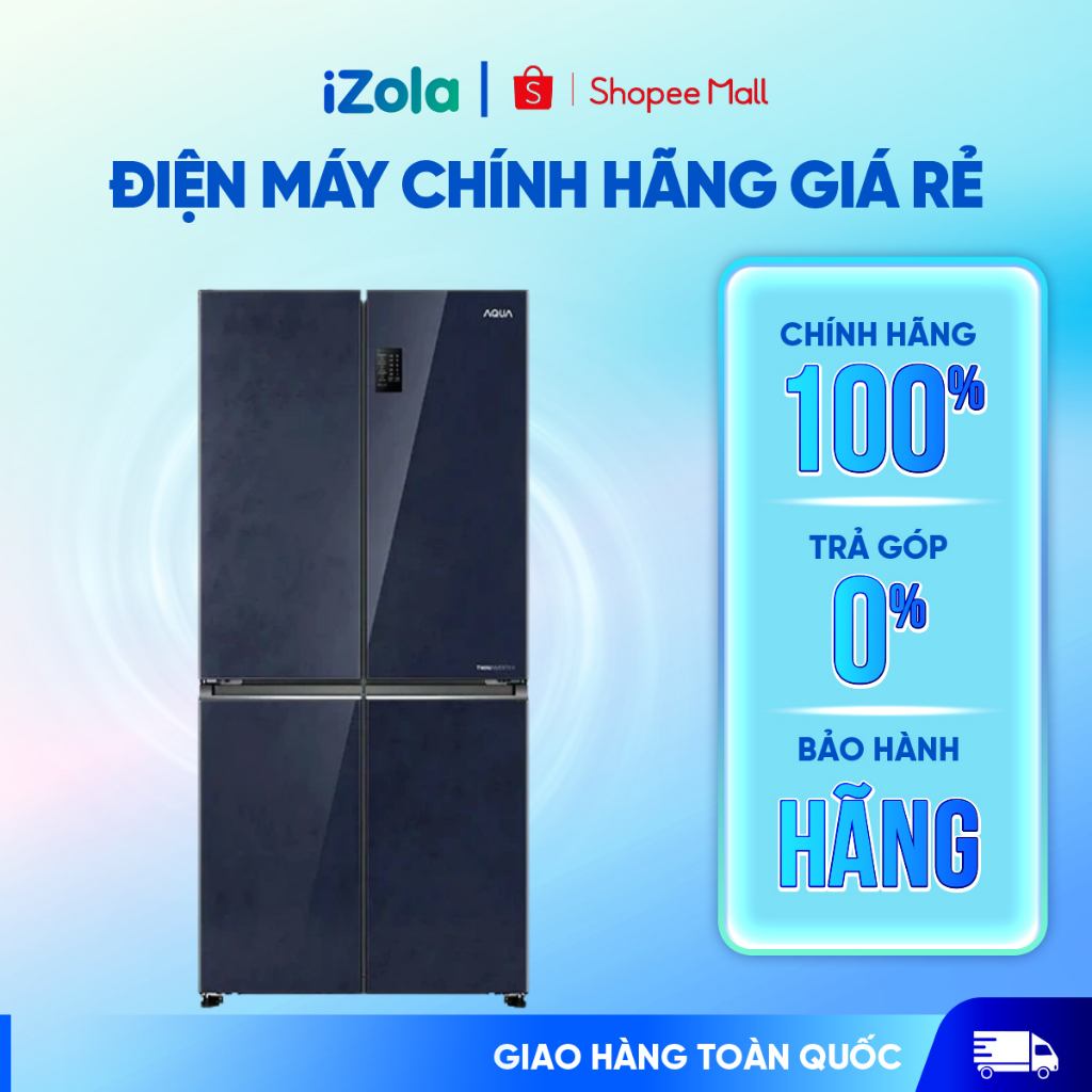 Tủ lạnh AQUA Inverter 469 lít AQR-M560XA(GL) - Hàng chính hãng