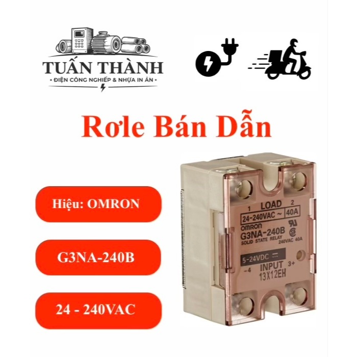 [CHÍNH HÃNG] Rơle Bán Dẫn SSR 40DA G3NA-240B OMRON