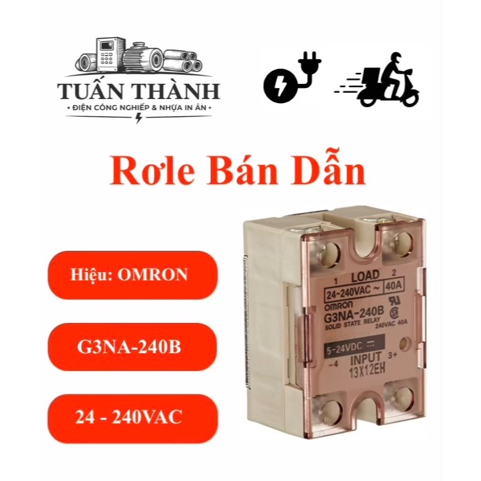 [CHÍNH HÃNG] Rơle Bán Dẫn SSR 40DA G3NA-240B OMRON