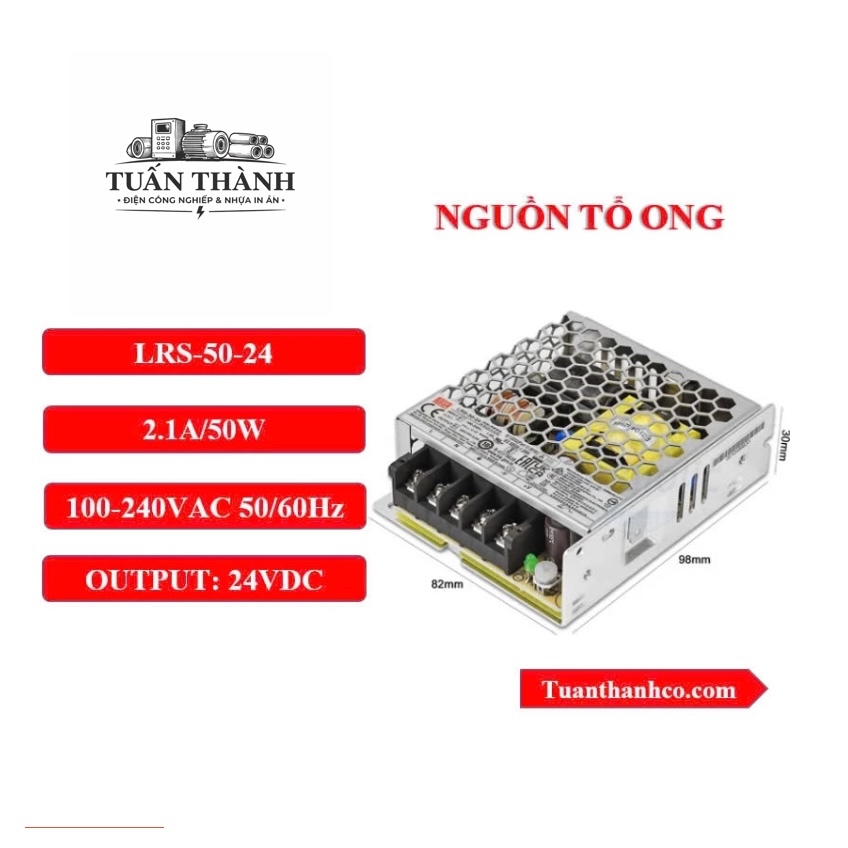 Nguồn 24VDC 50W LRS-50-24