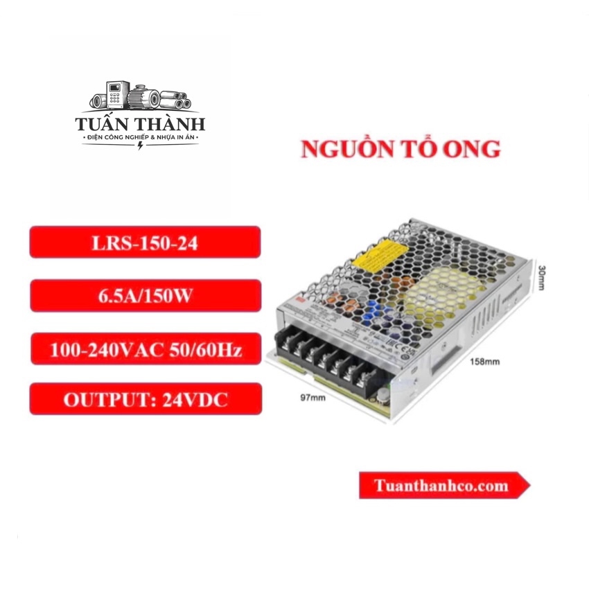Nguồn 24VDC 150W LRS-150-24
