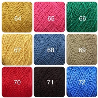 SỢI COTTON VIET NAM TRƠN 1MM (MÀU 1- 50) - MUA TỪ 6 CUỘN GIÁ SỈ