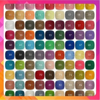 SỢI COTTON VIET NAM TRƠN 1MM (MÀU 1- 50) - MUA TỪ 6 CUỘN GIÁ SỈ