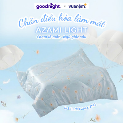 Chăn hè Azami Light - Chăn lạnh, Chăn băng lạnh, Mền điều hòa, Chăn mát cao cấp 2mx2m2