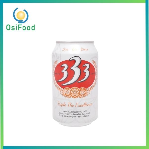 Bia 333 lon 330ml