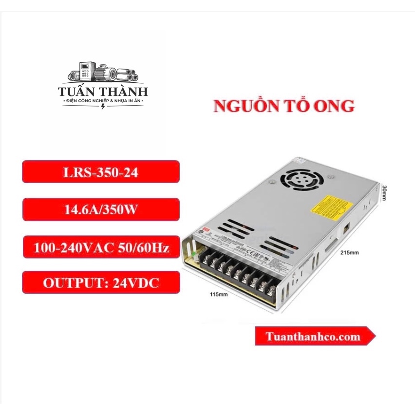 Nguồn 24VDC 350W LRS-350-24