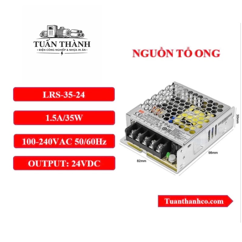 Nguồn 24VDC 35W LRS-35-24