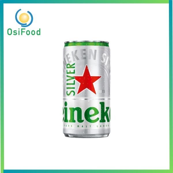 Bia Heineken silver lon 250ml