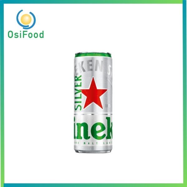 Bia Heineken silver lon 330ml
