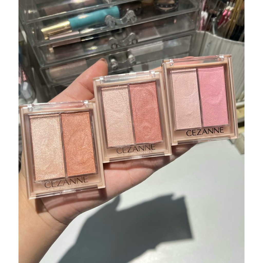 Phấn mắt má 2 ô CEZANNE